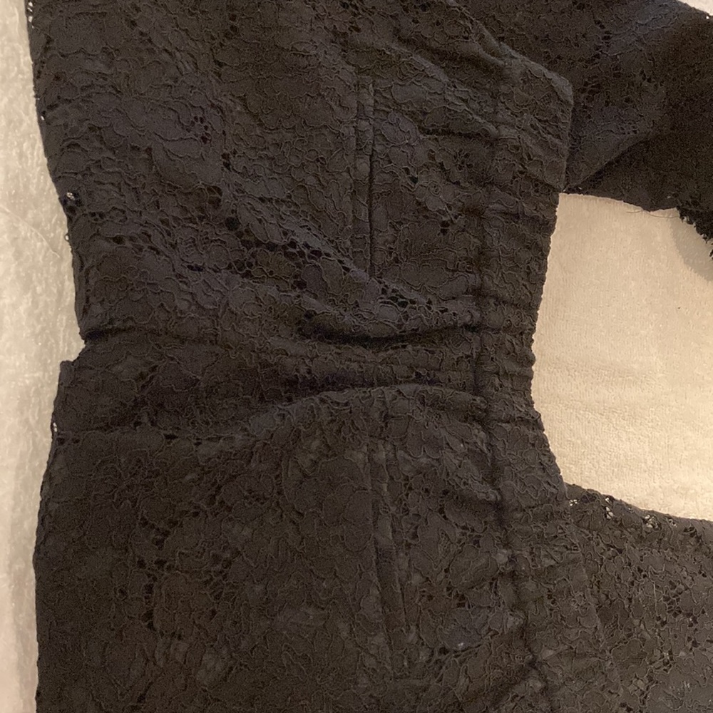 J Crew black lace fully lined pants, size 2 - Picture 6 of 7